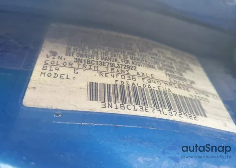 2009 Nissan Versa 1.8S из США, поврежденный, VIN 3N1BC13E79L372922